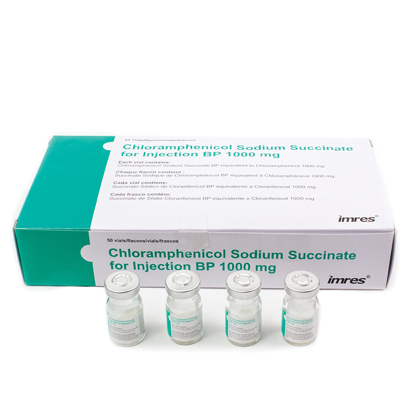 13017 chloramphénicol succinate de sodium 1 g, poudre de base pour flacon pour injection. Contient 5 unités de 10.