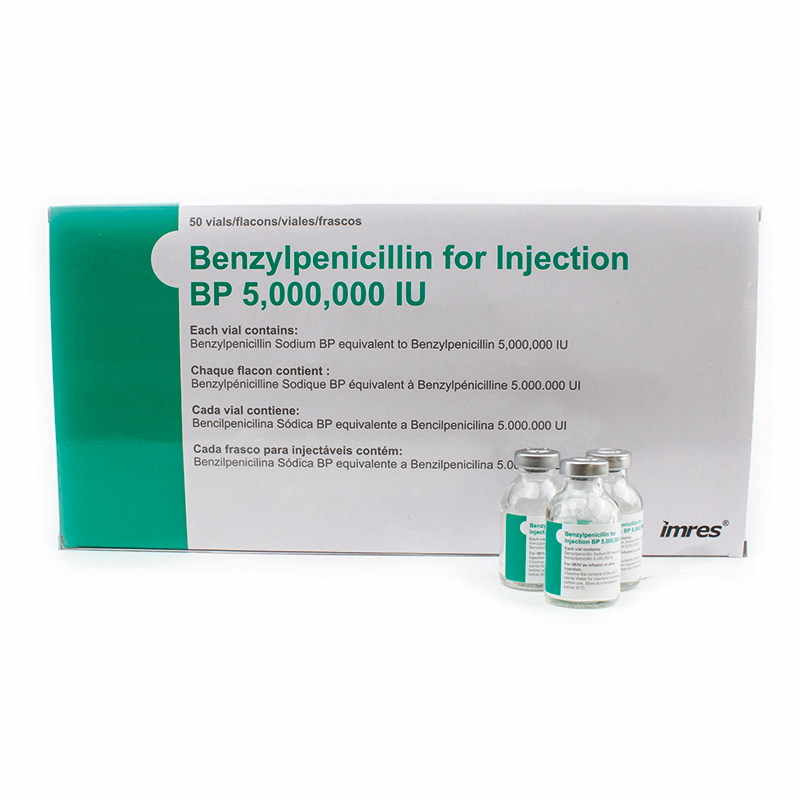 20638 benzylpenicillin sodium 5 MIU powder for injection vial