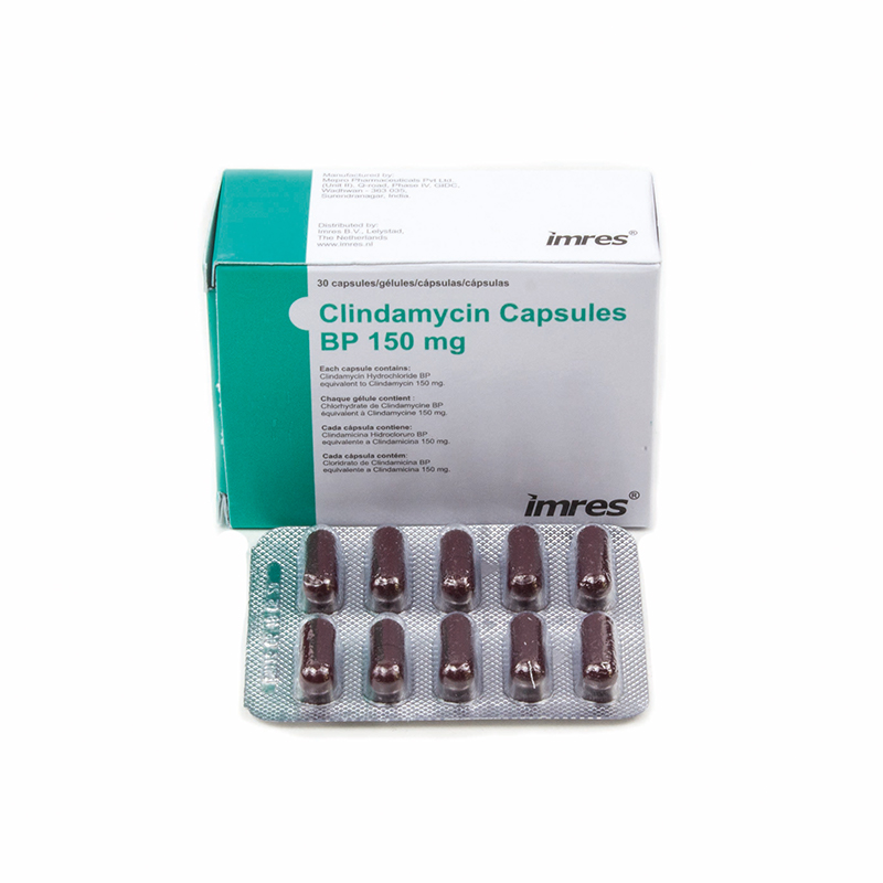 32274 clindamycin HCl 150 mg capsule (blister). Contains 10 units of 30.